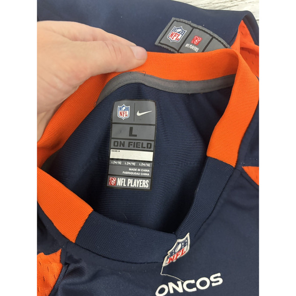 Nike On Field Peyton Manning Denver Broncos Youth Jersey Size L NFL - Picture 2 of 9